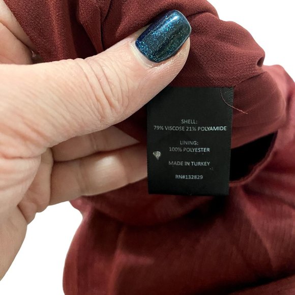 House of Harlow 1960‎ x Revolve Vincent Pant in Lurex Raspberry Red Size XS NWT - Picture 10 of 10